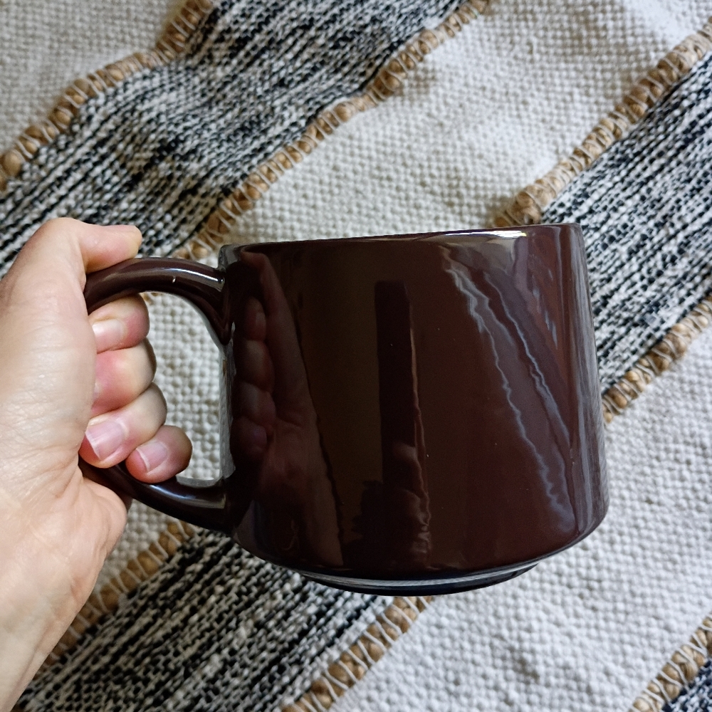 3/$15 Large Brown Coffee Mug Or Planter